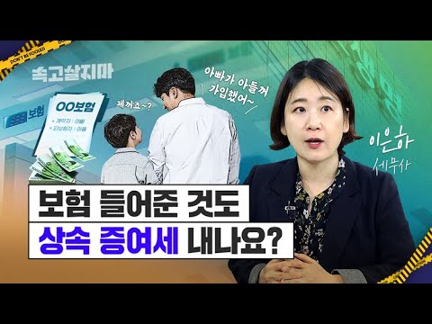 상속세 없다던 종신보험의 진실, 자식 위해 들어준 각종 보험 때문에 낭패 볼 수 있는 이유 [이은하 세무사]