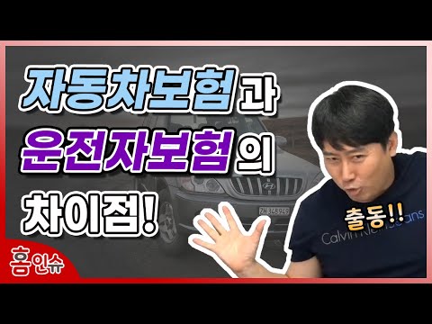 자동차보험과 운전자보험의 차이점을 알려드립니다.