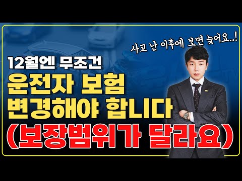 운전자보험 비밀 공개합니다 (나중에 보면 늦습니다!)