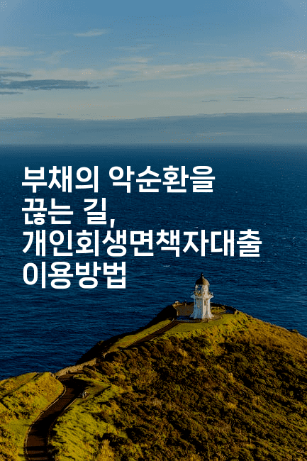 부채의 악순환을 끊는 길, 개인회생면책자대출 이용방법-보험우산