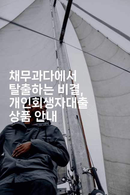 채무과다에서 탈출하는 비결, 개인회생자대출 상품 안내-보험우산