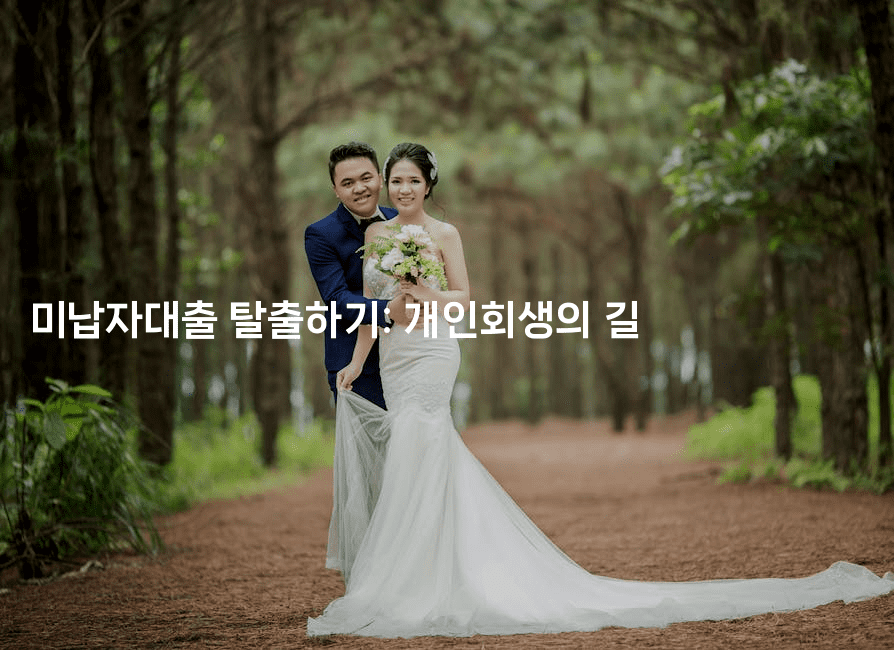 미납자대출 탈출하기: 개인회생의 길-보험우산